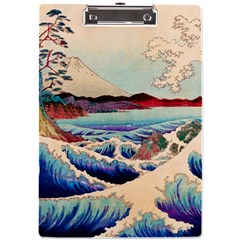 Wave Japanese Mount Fuji Woodblock Print Ocean A4 Acrylic Clipboard