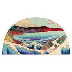 Wave Japanese Mount Fuji Woodblock Print Ocean Anti scalding pot cap