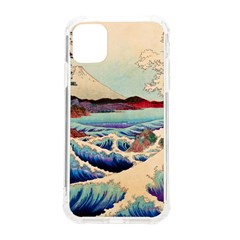 Wave Japanese Mount Fuji Woodblock Print Ocean Iphone 11 Tpu Uv Print Case by Salman4z