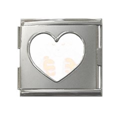 Boxing Cat Mega Link Heart Italian Charm (18mm) by JayEdden