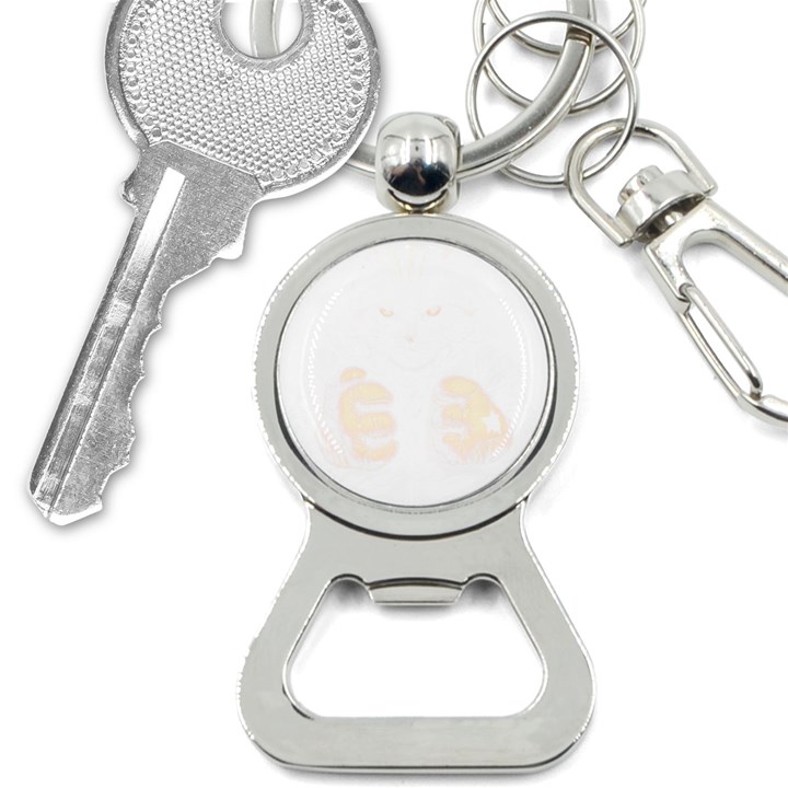 Boxing Cat Bottle Opener Key Chain