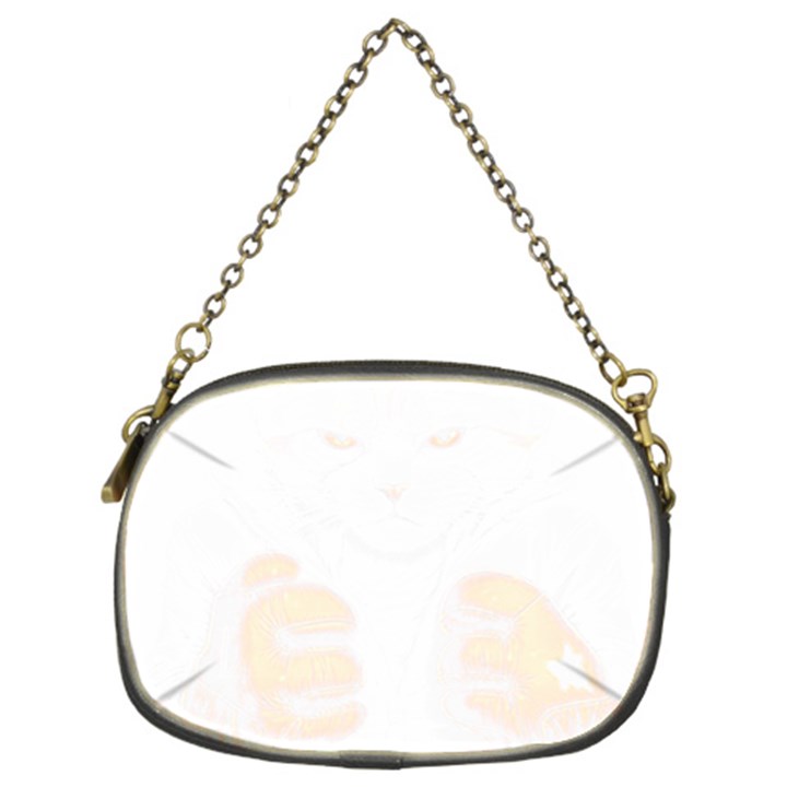 Boxing Cat Chain Purse (Two Sides)