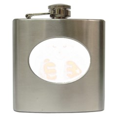 Boxing Cat Hip Flask (6 Oz)