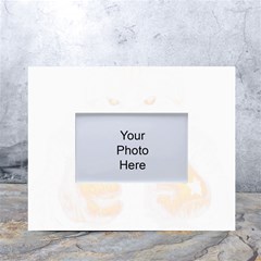 Boxing Cat White Tabletop Photo Frame 4 x6  by JayEdden