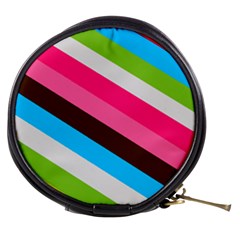 Multicolored Stripe Mini Makeup Case by Intrinketly777