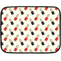 Nail Manicure Two Sides Fleece Blanket (mini) by SychEva