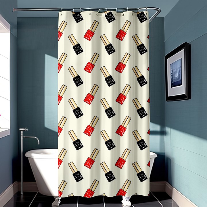 Nail Manicure Shower Curtain 36  x 72  (Stall) 