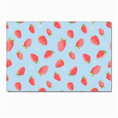 Strawberry Postcard 4 x 6  (pkg Of 10) by SychEva