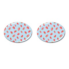 Strawberry Cufflinks (oval) by SychEva