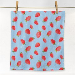 Strawberry Face Towel by SychEva