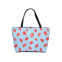 Strawberry Classic Shoulder Handbag by SychEva