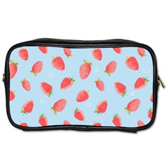 Strawberry Toiletries Bag (one Side) by SychEva