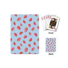 Strawberry Playing Cards Single Design (mini) by SychEva