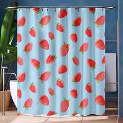 Strawberry Shower Curtain 60  X 72  (medium)  by SychEva