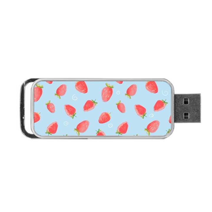 Strawberry Portable USB Flash (One Side)