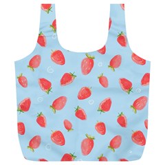 Strawberry Full Print Recycle Bag (xl) by SychEva