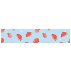 Strawberry Small Premium Plush Fleece Scarf by SychEva