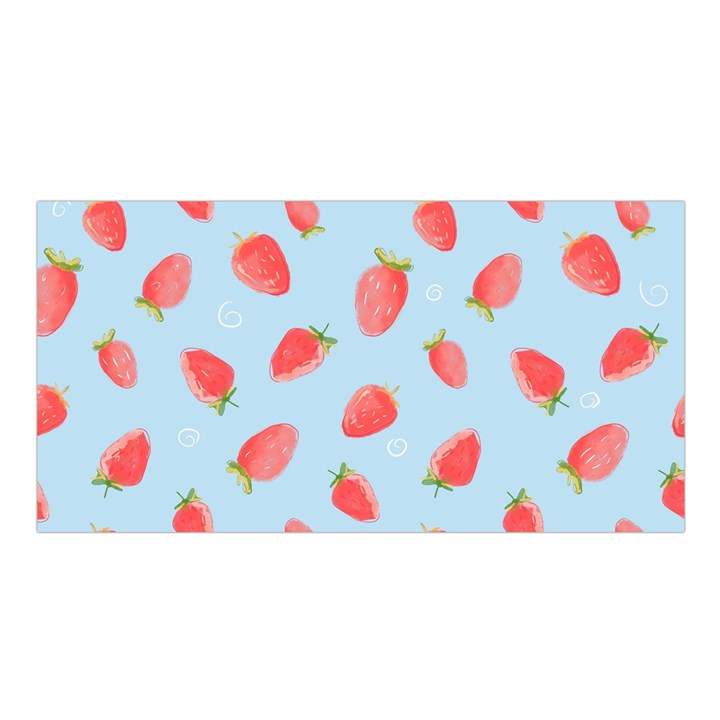 Strawberry Satin Shawl 45  x 80 