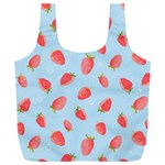 Strawberry Full Print Recycle Bag (XXXL) Back