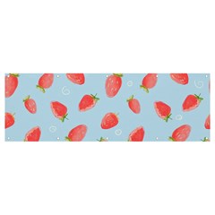 Strawberry Banner And Sign 12  X 4  by SychEva