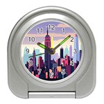 New York Skyline Cityscape Nyc New York City Landmark Travel Alarm Clock Front