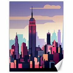 New York Skyline Cityscape Nyc New York City Landmark Canvas 18  X 24 