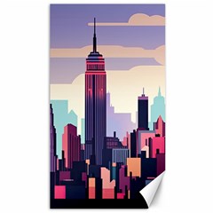 New York Skyline Cityscape Nyc New York City Landmark Canvas 40  X 72  by Jancukart