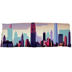 New York Skyline Cityscape Nyc New York City Landmark Body Pillow Case Dakimakura (two Sides) by Jancukart