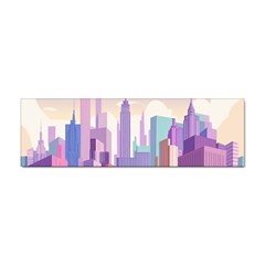 New York Skyline Cityscape Nyc New York City Sticker Bumper (10 Pack) by Jancukart