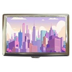 New York Skyline Cityscape Nyc New York City Cigarette Money Case