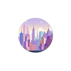 New York Skyline Cityscape Nyc New York City Golf Ball Marker (4 pack)