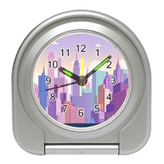 New York Skyline Cityscape Nyc New York City Travel Alarm Clock