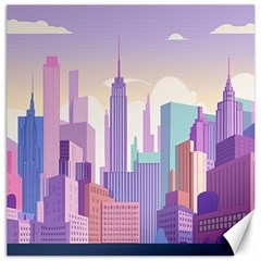 New York Skyline Cityscape Nyc New York City Canvas 16  X 16 