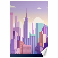 New York Skyline Cityscape Nyc New York City Canvas 24  x 36 