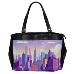 New York Skyline Cityscape Nyc New York City Oversize Office Handbag