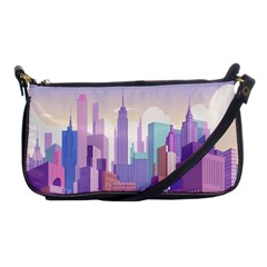 New York Skyline Cityscape Nyc New York City Shoulder Clutch Bag