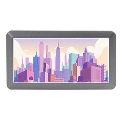 New York Skyline Cityscape Nyc New York City Memory Card Reader (mini) by Jancukart