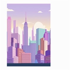 New York Skyline Cityscape Nyc New York City Small Garden Flag (two Sides) by Jancukart