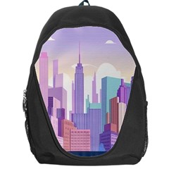 New York Skyline Cityscape Nyc New York City Backpack Bag