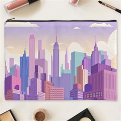 New York Skyline Cityscape Nyc New York City Cosmetic Bag (xxxl)