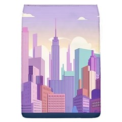 New York Skyline Cityscape Nyc New York City Removable Flap Cover (l) by Jancukart