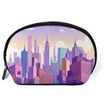 New York Skyline Cityscape Nyc New York City Accessory Pouch (Large) Back