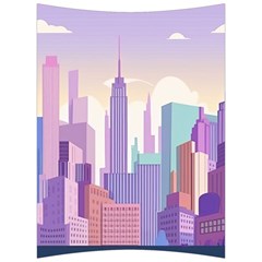 New York Skyline Cityscape Nyc New York City Back Support Cushion by Jancukart