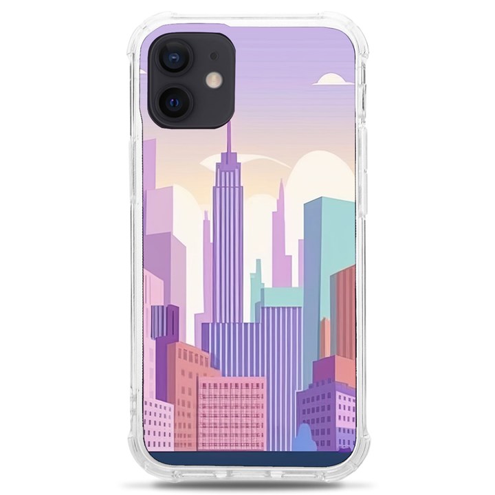 New York Skyline Cityscape Nyc New York City iPhone 12 mini TPU UV Print Case	