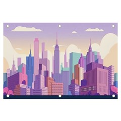 New York Skyline Cityscape Nyc New York City Banner and Sign 6  x 4 