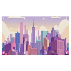 New York Skyline Cityscape Nyc New York City Banner and Sign 7  x 4 