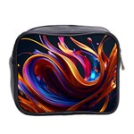 Waves Splash Liquid Paint Wall Mini Toiletries Bag (Two Sides) Back