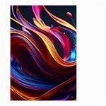 Waves Splash Liquid Paint Wall Small Garden Flag (Two Sides) Front