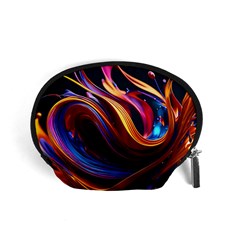 Waves Splash Liquid Paint Wall Accessory Pouch (small)