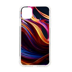 Waves Splash Liquid Paint Wall Iphone 11 Tpu Uv Print Case